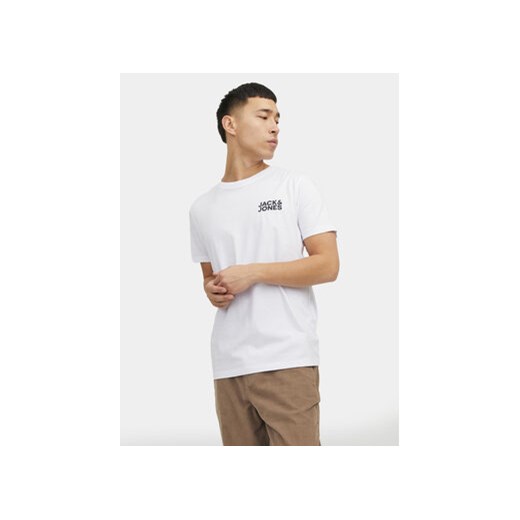 Jack&Jones T-Shirt Corp 12151955 Biały Regular Fit ze sklepu MODIVO w kategorii T-shirty męskie - zdjęcie 169774930