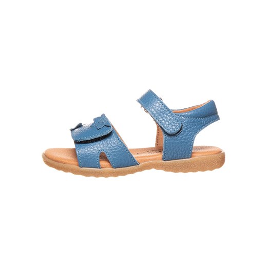 lamino Skórzane sandały w kolorze niebieskim ze sklepu Limango Polska w kategorii Sandały dziecięce - zdjęcie 169775502