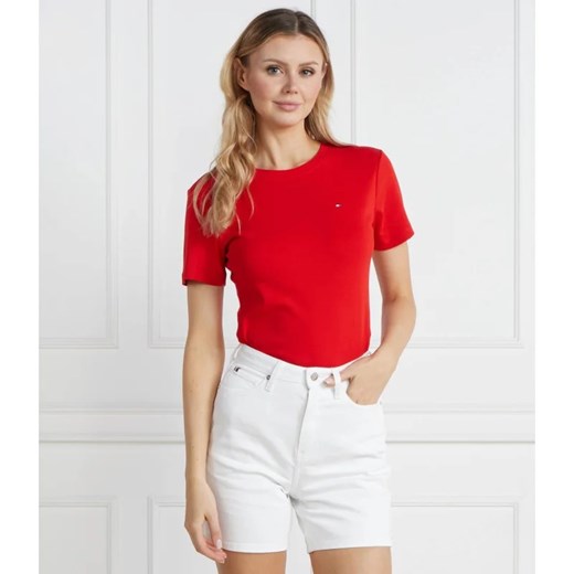 Tommy Hilfiger T-shirt | Slim Fit ze sklepu Gomez Fashion Store w kategorii Bluzki damskie - zdjęcie 169775803