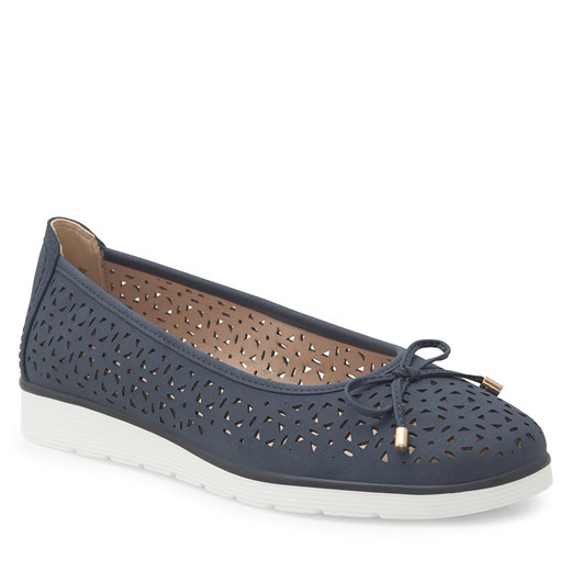 Baleriny Clara Barson WYL3650-2 Granatowy Clara Barson 38 eobuwie.pl