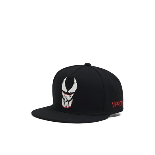 Cropp - Czarna czapka z daszkiem Venom - czarny ze sklepu Cropp w kategorii Czapki z daszkiem męskie - zdjęcie 169779054