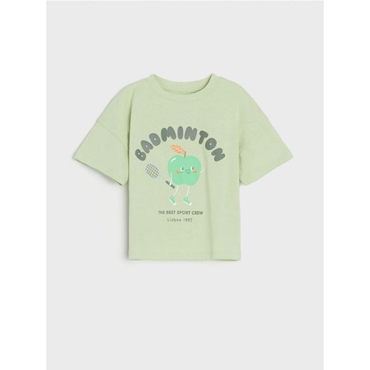 Sinsay - Koszulka z nadrukiem - zielony ze sklepu Sinsay w kategorii Koszulki niemowlęce - zdjęcie 169780643
