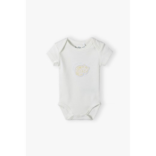 Bawełniane body niemowlecę z krótkim rękawem ze sklepu 5.10.15 w kategorii Body niemowlęce - zdjęcie 169782562