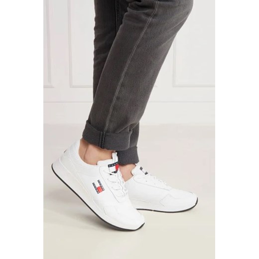 Buty sportowe męskie białe Tommy Jeans sznurowane 