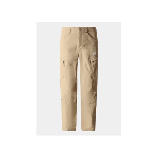 The North Face Spodnie outdoor Explo NF0A7Z96 Beżowy Regular Fit ze sklepu MODIVO w kategorii Spodnie męskie - zdjęcie 169785463