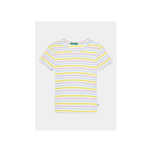 United Colors Of Benetton T-Shirt 3W5BC10H7 Kolorowy Regular Fit ze sklepu MODIVO w kategorii Bluzki dziewczęce - zdjęcie 169785664