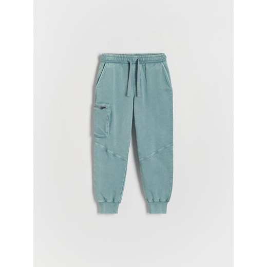 Reserved - Spodnie jogger - niebieski ze sklepu Reserved w kategorii Spodnie chłopięce - zdjęcie 169791431