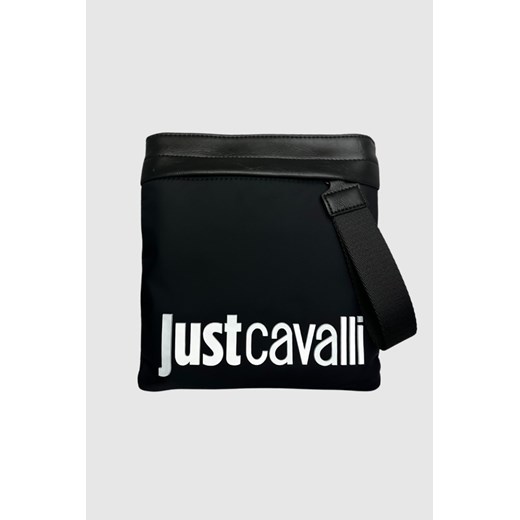 JUST CAVALLI Czarna torba Range Institutional Logosketch 3 ze sklepu outfit.pl w kategorii Saszetki - zdjęcie 169792250