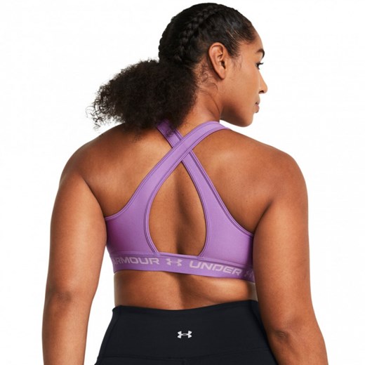 Biustonosz treningowy Under Armour UA Crossback Mid Bra - fioletowy Under Armour M Sportstylestory.com