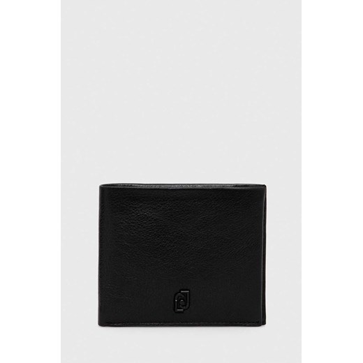 Liu Jo portfel skórzany męski kolor czarny ze sklepu ANSWEAR.com w kategorii Portfele męskie - zdjęcie 169793753
