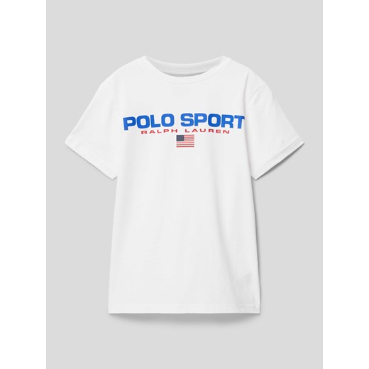 T-shirt z efektem melanżu Polo Sport M Peek&Cloppenburg 