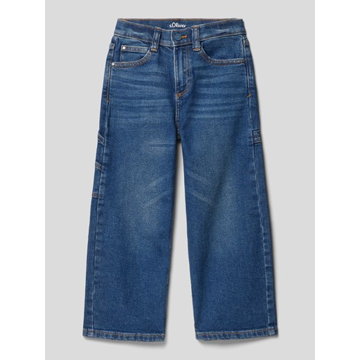 Jeansy o kroju baggy fit z kieszeniami na nogawkach ze sklepu Peek&Cloppenburg  w kategorii Spodnie chłopięce - zdjęcie 169794843