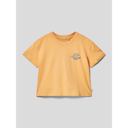 T-shirt krótki z nadrukiem z logo z tyłu ze sklepu Peek&Cloppenburg  w kategorii Bluzki dziewczęce - zdjęcie 169794970