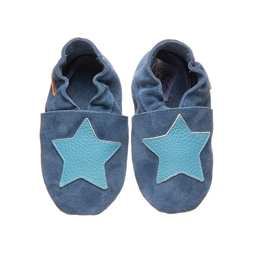 lamino Skórzane buty w kolorze niebieskim do raczkowania ze sklepu Limango Polska w kategorii Buciki niemowlęce - zdjęcie 169798531