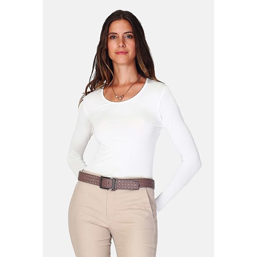 ASSUILI Koszulka w kolorze białym ze sklepu Limango Polska w kategorii Bluzki damskie - zdjęcie 169798842