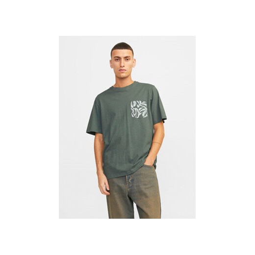 Jack&Jones T-Shirt Lafayette 12250435 Zielony Standard Fit ze sklepu MODIVO w kategorii T-shirty męskie - zdjęcie 169800140