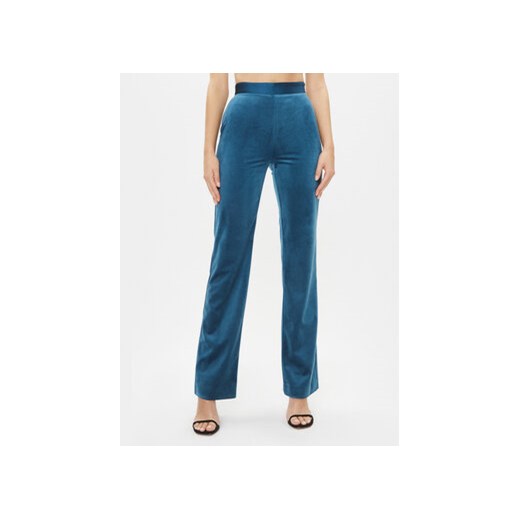 Marciano Guess Spodnie materiałowe 3BGB17 6202A Niebieski Relaxed Fit ze sklepu MODIVO w kategorii Spodnie damskie - zdjęcie 169800323
