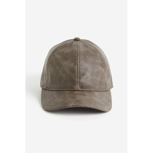 H & M - Powlekana czapka z daszkiem - Beżowy ze sklepu H&M w kategorii Czapki z daszkiem damskie - zdjęcie 169801060