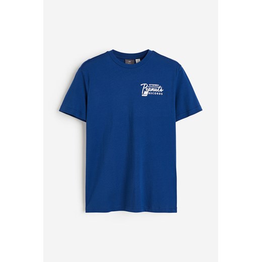 H & M - T-shirt Regular Fit - Niebieski ze sklepu H&M w kategorii T-shirty męskie - zdjęcie 169801170