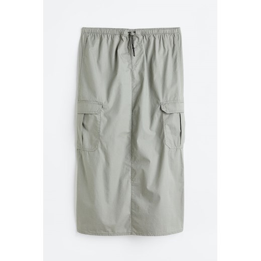H & M - Bawełniana spódnica spadochronowa - Zielony ze sklepu H&M w kategorii Spódnice - zdjęcie 169801204