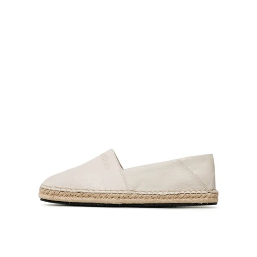 Calvin Klein Espadryle Espadrille-Hf Mono HW0HW01456 Beżowy Calvin Klein 36 MODIVO