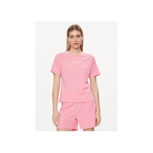 United Colors Of Benetton Koszulka piżamowa 30963M04R Różowy Regular Fit ze sklepu MODIVO w kategorii Piżamy damskie - zdjęcie 169802092