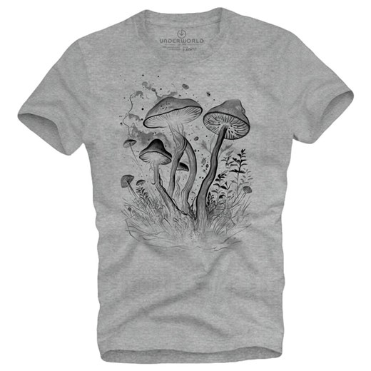 T-shirt męski UNDERWORLD Mushrooms ze sklepu morillo w kategorii T-shirty męskie - zdjęcie 169802300