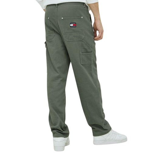 jeansy męskie tommy jeans dm0dm12289 zielony ze sklepu Royal Shop w kategorii Spodnie męskie - zdjęcie 169804024