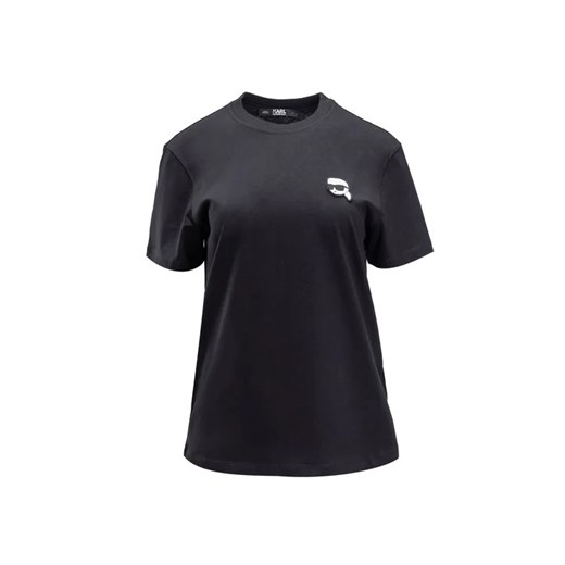 t-shirt damski karl lagerfeld 236w1701 czarny ze sklepu Royal Shop w kategorii Bluzki damskie - zdjęcie 169804060