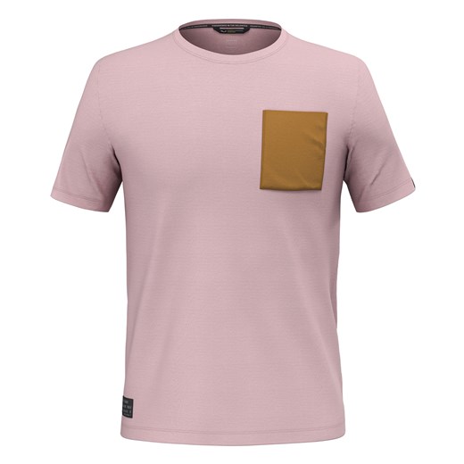 Koszulka męska Salewa FANES SECRET POEM różowa 00-0000028684_6590 ze sklepu a4a.pl w kategorii T-shirty męskie - zdjęcie 169804644