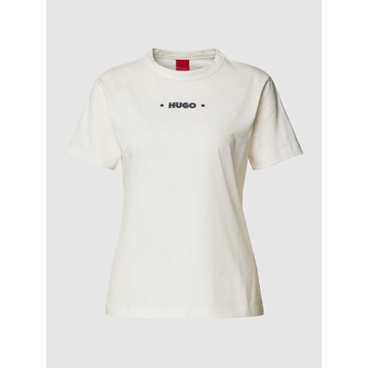 T-shirt z nadrukiem z logo model ‘Damacia’ ze sklepu Peek&Cloppenburg  w kategorii Bluzki damskie - zdjęcie 169806750