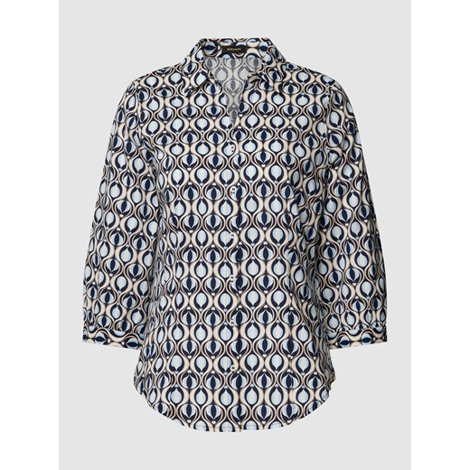 Bluzka koszulowa z wzorem na całej powierzchni ze sklepu Peek&Cloppenburg  w kategorii Koszule damskie - zdjęcie 169806792