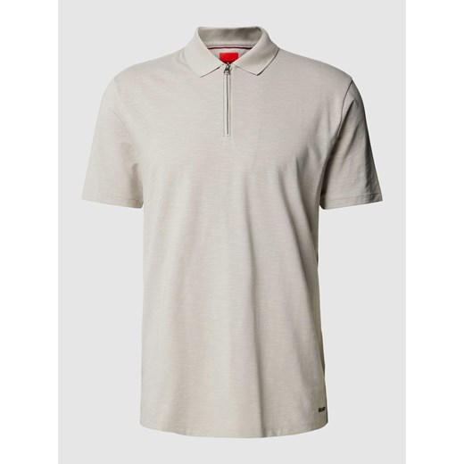 Koszulka polo z krótkim zamkiem błyskawicznym model ‘Dekok’ ze sklepu Peek&Cloppenburg  w kategorii T-shirty męskie - zdjęcie 169806893