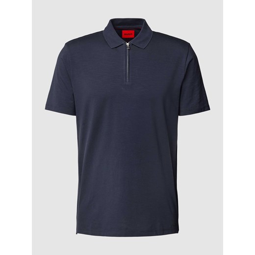 Koszulka polo z krótkim zamkiem błyskawicznym model ‘Dekok’ ze sklepu Peek&Cloppenburg  w kategorii T-shirty męskie - zdjęcie 169807290