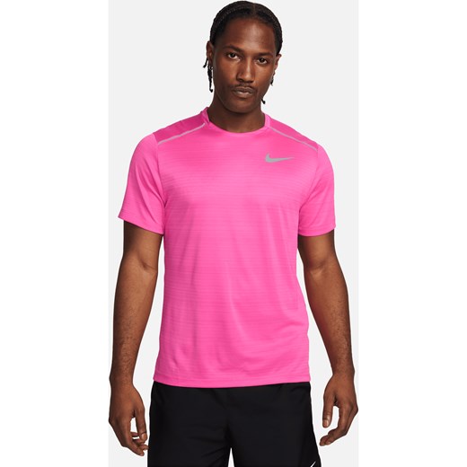 Męska koszulka z krótkim rękawem do biegania Nike Miler - Różowy Nike S Nike poland