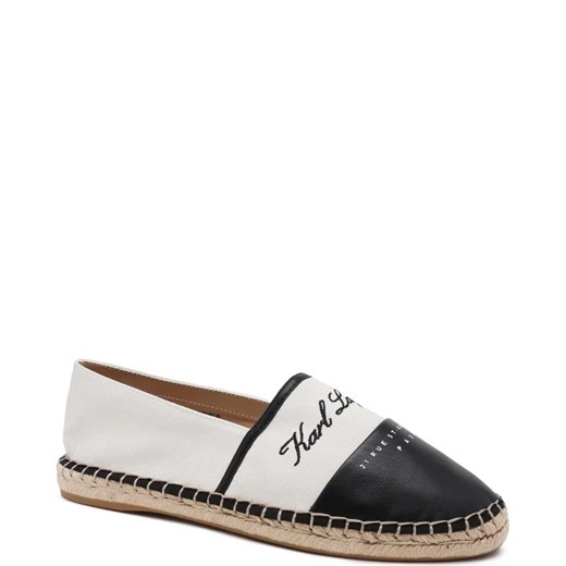 Karl Lagerfeld Espadryle KAMINI | z dodatkiem skóry Karl Lagerfeld 39 okazja Gomez Fashion Store