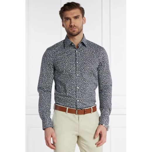 BOSS BLACK Koszula H-HANK | Slim Fit | stretch 39 wyprzedaż Gomez Fashion Store