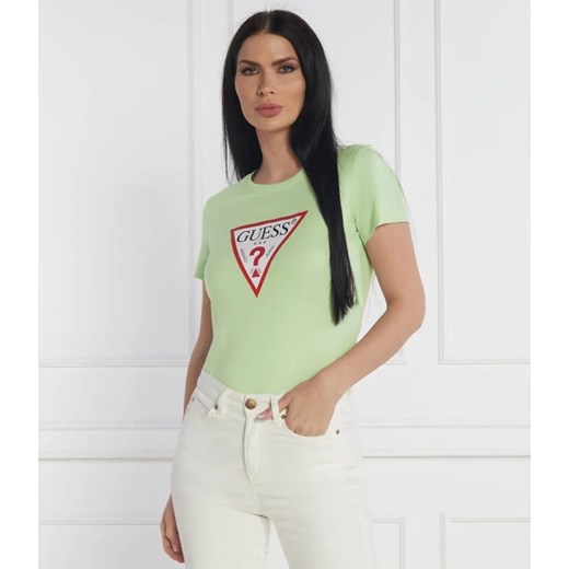 GUESS T-shirt | Regular Fit ze sklepu Gomez Fashion Store w kategorii Bluzki damskie - zdjęcie 169810961