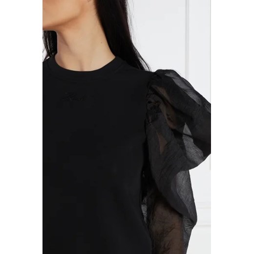 Karl Lagerfeld Bluzka | Regular Fit Karl Lagerfeld XS wyprzedaż Gomez Fashion Store