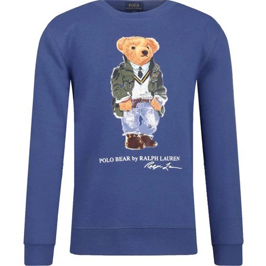 POLO RALPH LAUREN Bluza LSCNM4 KNIT | Regular Fit ze sklepu Gomez Fashion Store w kategorii Bluzy chłopięce - zdjęcie 169811314