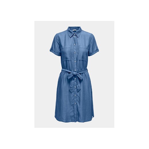 JDY Sukienka koszulowa Jasper 15312440 Niebieski Regular Fit ze sklepu MODIVO w kategorii Sukienki - zdjęcie 169812994