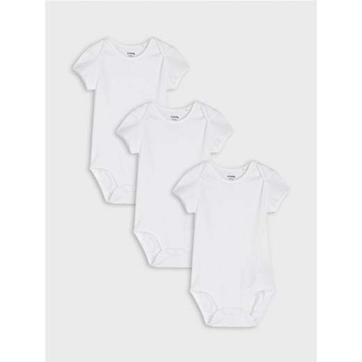Sinsay - Body 3 pack - biały ze sklepu Sinsay w kategorii Body niemowlęce - zdjęcie 169813833
