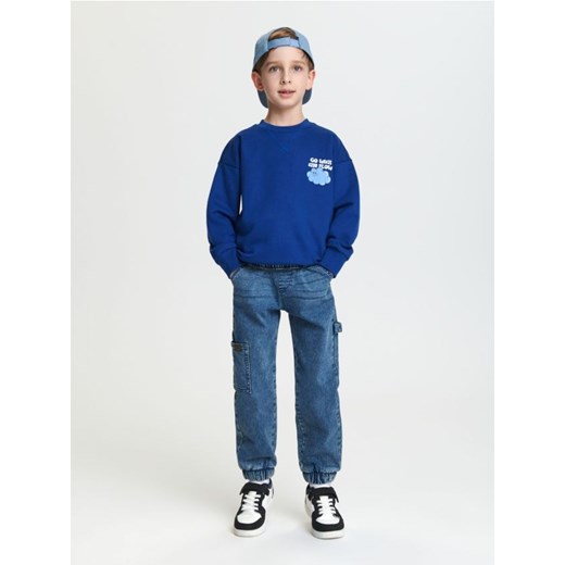 Sinsay - Jeansy jogger - niebieski ze sklepu Sinsay w kategorii Spodnie chłopięce - zdjęcie 169813850