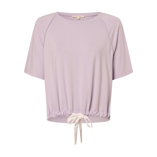Marie Lund Damska koszulka do piżamy Kobiety Dżersej bzowy jednolity ze sklepu vangraaf w kategorii Piżamy damskie - zdjęcie 169816700