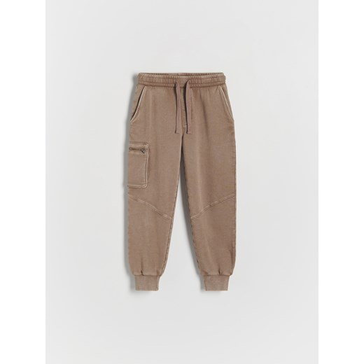 Reserved - Spodnie jogger - brązowy ze sklepu Reserved w kategorii Spodnie chłopięce - zdjęcie 169816854
