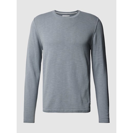 Bluzka z długim rękawem i detalem z logo ze sklepu Peek&Cloppenburg  w kategorii Swetry męskie - zdjęcie 169818091