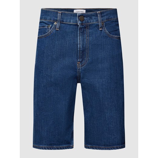 Szorty jeansowe o kroju slim fit z 5 kieszeniami ze sklepu Peek&Cloppenburg  w kategorii Spodenki męskie - zdjęcie 169818233