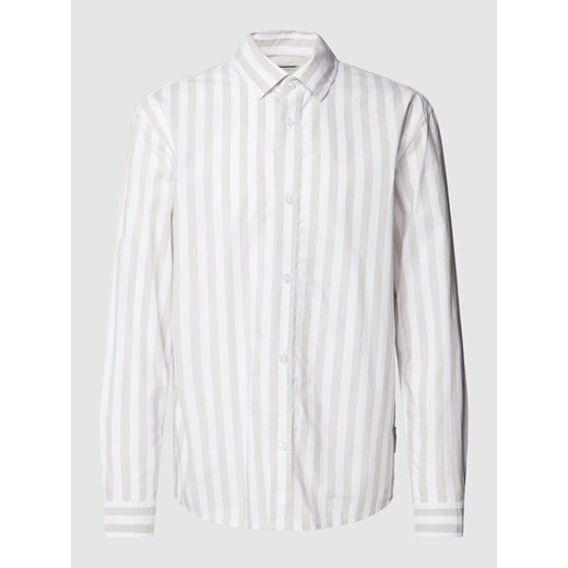 Koszula casualowa o kroju relaxed fit ze wzorem w paski ze sklepu Peek&Cloppenburg  w kategorii Koszule męskie - zdjęcie 169818690