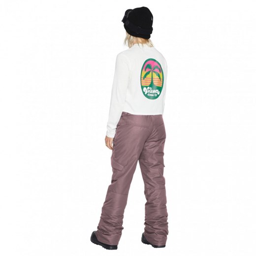 Damskie spodnie snowboardowe VOLCOM Bridger - różowe ze sklepu Sportstylestory.com w kategorii Spodnie damskie - zdjęcie 169819021