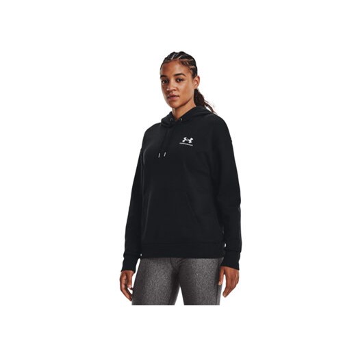 Under Armour Bluza Essential 1373033 Czarny Relaxed Fit ze sklepu MODIVO w kategorii Bluzy damskie - zdjęcie 169819751